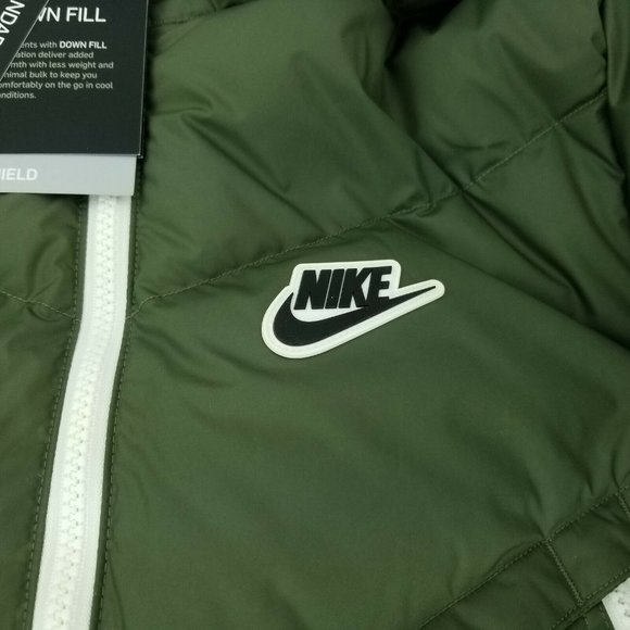 Nike Sportswear Down Fill Windrunner Twilight Marsh CU4404 380 Size Extra Small - Picture 3 of 8